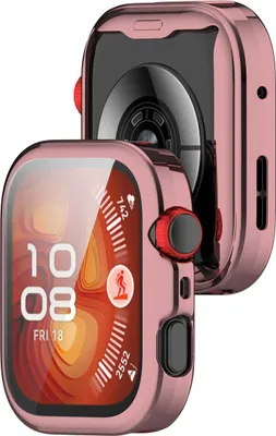 Produktbild von Schutzhülle für Huawei Watch Fit 4 Pro, Bizon Case Watch Felipe, Rosa