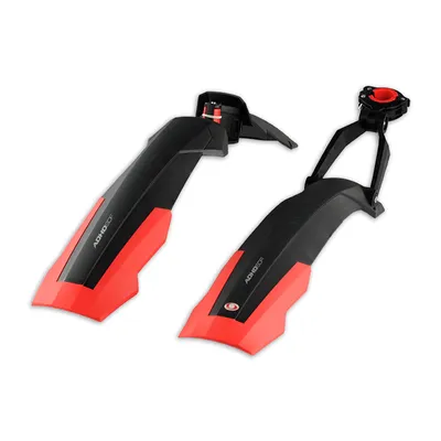 Produktbild von Mudbord Set ADHD kurz 26-27,5 Zoll Schwarz / Rot