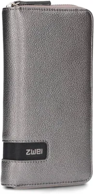 Produktbild von Große Damen Geldbörse aus weichem Kunstleder mit Reißverschluss, 15 Kartenfächern, 2 Scheinfächern, Münzfach & Sichtfach – leicht, sicher & elegant