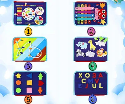 Produktbild von KIDINO Große faltbare Montessori-Spieldecke für Kinder