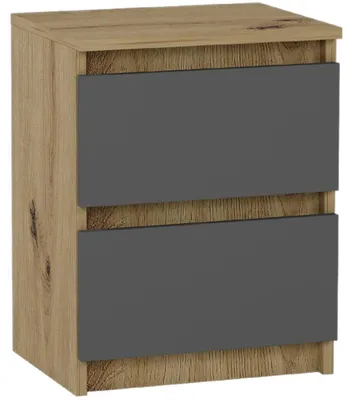 Produktbild von Kommode - Eiche Artisan / Anthrazit - 30 x 40 x 52 cm - Modern R-2
