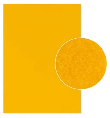 Produktbild von Plottermarie Plotterfolie Premium Flockfolie mit samtiger Oberfläche – Plotterfolie für Textildruck, T-Shirts, Baumwolle, Polyester & Mischgewebe A4 - 110 Yellow