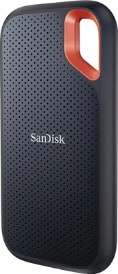 Produktbild von SanDisk Extreme Portable, 500 GB, USB Typ-C, 3.2 Gen 2 (3.1 Gen 2), 1050 MB/s, Passwortschutz, Schwarz