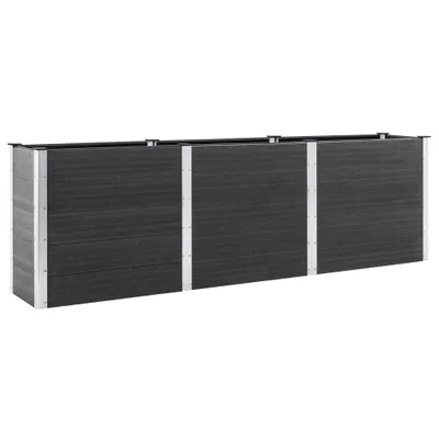 Produktbild von Garten-Hochbeet 300x100x91 cm WPC Grau
