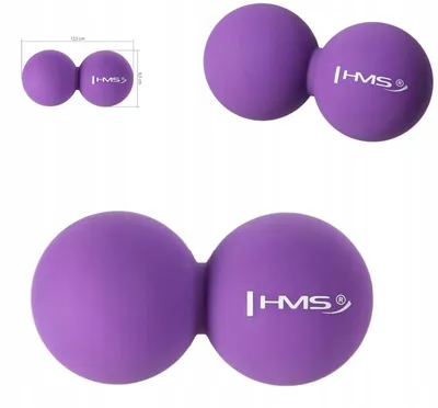 Produktbild von HMS BLC02 Doppelte Massageball Violett 12,5 cm