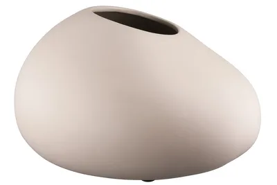 Obrázok produktu pre GILDE Váza, "Organic", keramika, béžová, , d. 25 cm, v. 22 cm, hl. 12 cm 28847