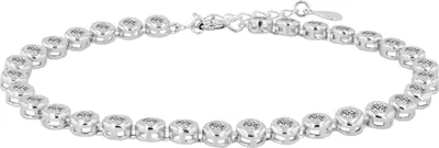 Produktbild von 925/- Echt Silber Armband "Polina", 18 + 3 cm, rhodiniert