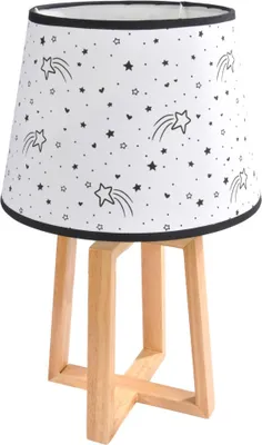 Image de Lampe pied bois enfant