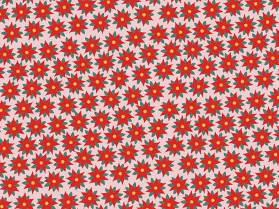 Zdjęcie produktu dla Papier do pakowania - Gwiazda Betlejemska, 70x200cm