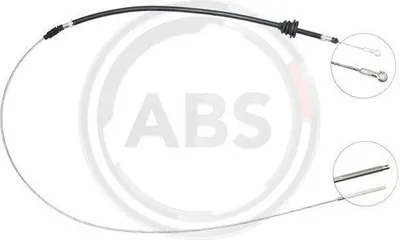 Produktbild von A.B.S. Handbremsseil Seilzug Feststellbremse passend für MERCEDES-BENZ 100 Bus (631) Vorne K12331