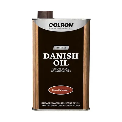 Produktbild von Colron Danish Oil Deep Mahogany 500 ml – Dänisches Öl, färbendes Holzöl
