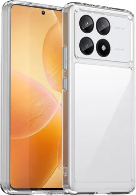 Produktbild von Schutzhülle für Xiaomi Poco X6 Pro/Redmi K70E Klar Rückseite Stoßfeste TPU Silikon Bumper Hülle Transparent