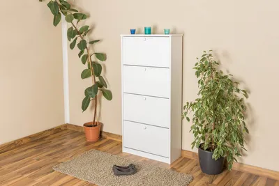 Produktbild von Schuhschrank massiv weiß