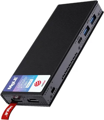 Immagine prodotto di Mini PC: computer desktop compatto con processore Intel N100 quad-core, 8 GB di RAM, 256 GB di SSD e porta USB-C