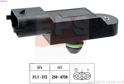 Produktbild von EPS Luftdrucksensor Höhenanpassung 1.993.177 für NISSAN Qashqai / Qashqai +2 I (J10, NJ10)