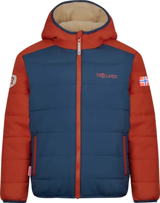 Produktbild von Trollkids Kinder Sandvika Wendejacke desert/mystic blue/red clay 110