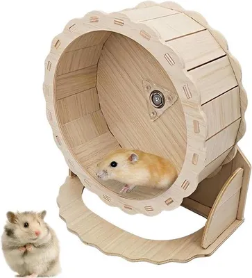 Produktbild von Holz Laufrad für Hamster 23 cm stil