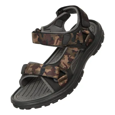 Produktbild von Mountain Warehouse - Herren Sandalen "Crete", Tarnmuster MW968 (44 EU) (Grün/Schwarz)
