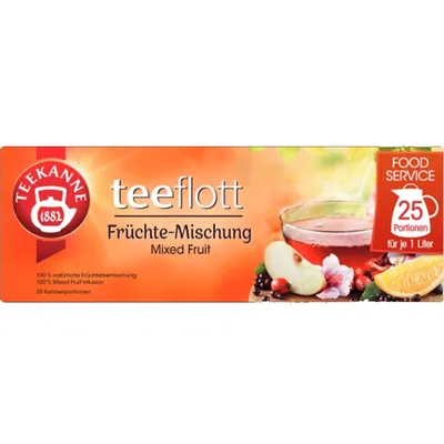 Produktbild von Teekanne Teeflott Früchte Mischung mit fruchtig süßen Früchten 175g