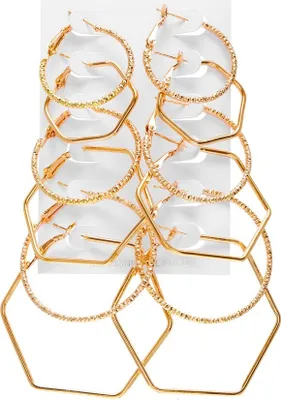 Produktbild von RU-26880 Ohrring-Set in Gold – 12 Paare KP26880