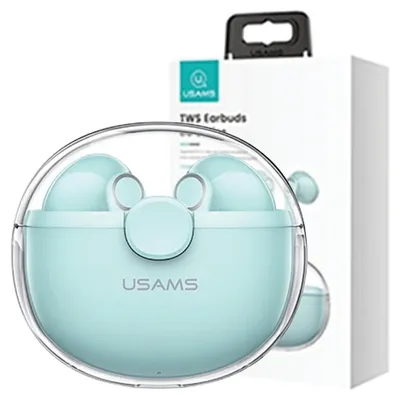 Image de Casque Bluetooth Usams 5.1 Tws Buseries Wireless Green/Green Bhubu03