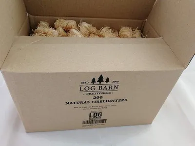 Produktbild von Famanu Anzündhilfen umweltfreundlich - 200 Stück für Öfen, Grill und Pizzaöfen