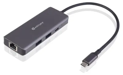 Productafbeelding van eSTUFF ES623013, 100 W, 1.4/2.0, 1000 Mbit/s, grijs, 5 Gbit/s, 3840 x 2160 pixels
