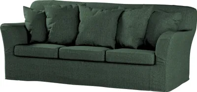 Produktbild von Dekoria Bezug für Tomelilla 3-Sitzer Sofa nicht ausklappbar, dunkelgrün, Sofahusse, Tomelilla 3-Sitzer