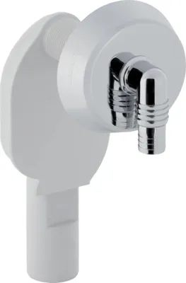Image de Siphon Geberit UP pour appareils 1 raccord, rosace chromée, 1 pièce.