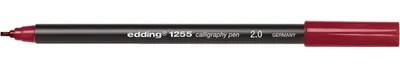 Produktbild von Edding 4-125520-046 1255 Fasermaler calligraphy pen - 2,0 mm, karmesin