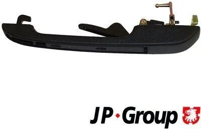 Produktbild von JP GROUP 1187200680 Türgriff Hinten Rechts für AUDI 100 Limousine (44, 44Q, C3) Schwarz