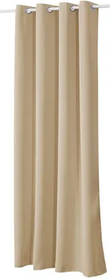 Produktbild von WOLTU Vorhang, Blickdicht, mit Ösen, 250g/m², Champagner 135x245 cm (1 Stück)