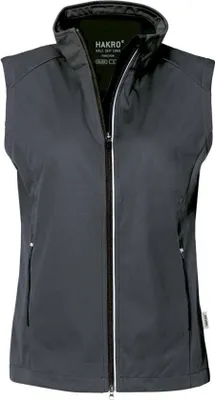 Produktbild von HAKRO Women-Light-Softshell-Weste Sarina #254 Gr. XL anthrazit
