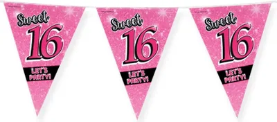 Image de Drapeau de fête Paperdreams - sweet 16