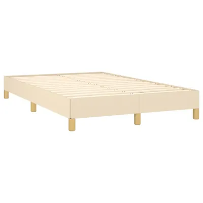 Produktbild von Bettgestell ohne Matratze Creme 120x190 cm Stoff