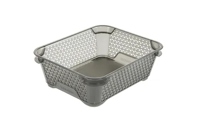 Produktbild von keeeper Stapelkörbchen "mirko" DIN A6 crystal-grey