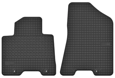 Produktbild von Gummi-Fußmatten Vorne für Kia Sportage IV 2015-2021 (SUV) – 2-tlg, Schwarz, passgenau – Wielganizator SolidTread