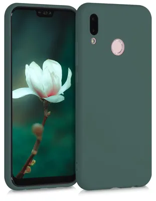 Produktbild von kwmobile Handyhülle für Huawei P20 Lite Hülle - TPU Case - Kabelloses Laden - Schutzhülle Cover in Blaugrün