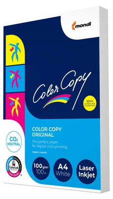 Produktbild von Mondi Color Copy KLEINPACK Laserpapier 100g/m² DIN-A4 - 100 Blatt weiß
