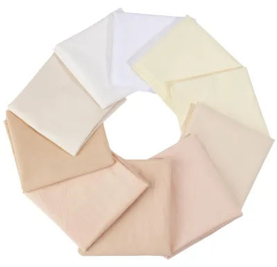 Obrázok produktu pre Omgoods – 10 kusov vopred nařezaných bavlnených látok na patchwork – 47 x 47 cm, vhodné na ručne vyrábané doplnky
