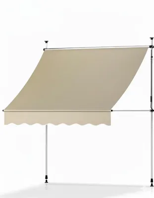 Image de Store banne à pince Sol Royal, largeur 1,5 m, sans perçage SolVision BM3, beige