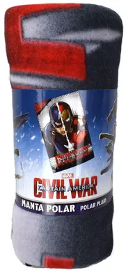 Produktbild von Marvel Captain America Civil War Fleecedecke ca. 150 x 100 cm Decke