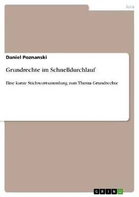 Produktbild von Grundrechte im Schnelldurchlauf