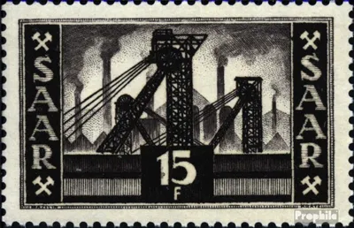 Produktbild von Briefmarken Saarland 1952 Mi 327 postfrisch Saaransichten