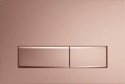 Zdjęcie produktu dla Mexen Fenix 09 przycisk spłukujący, różowe złoto - 600905