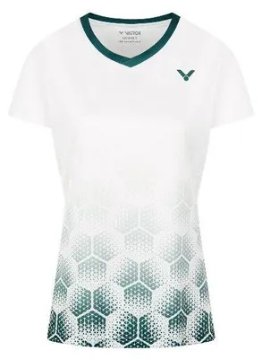 Obrázok produktu pre VICTOR – Dámske tričko – Model T-54103 – Farba: biela a zelená – Veľkosť: XL