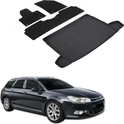 Image de Ensemble Tapis Velours Sur Mesure et Coffre TPE pour Citroen C5 2008-2018