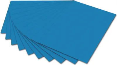 Produktbild von Folia paper - fotokarton folia 2z 50x70cm 300gr nr34 zentralblau | Außenschachtel ein 10 Stück