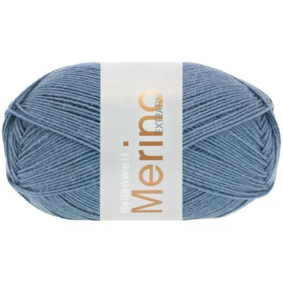 Produktbild von Lana Grossa - Meilenweit 100g Merino Extrafine uni 2428 jeans
