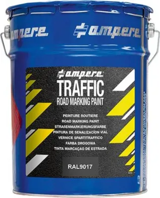 Produktbild von Ampere Straßenmarkierungsfarbe Traffic Paint 5kg schwarz, 3495881990019
